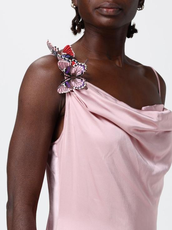 26SS 블루마린 롱 원피스 P644A455A N0114 Violet - BLUMARINE