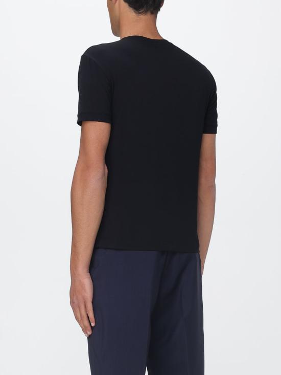 26SS 조르지오 아르마니 반팔 티셔츠 3GST52SJP4Z UC99 Black 1 - GIORGIO ARMANI