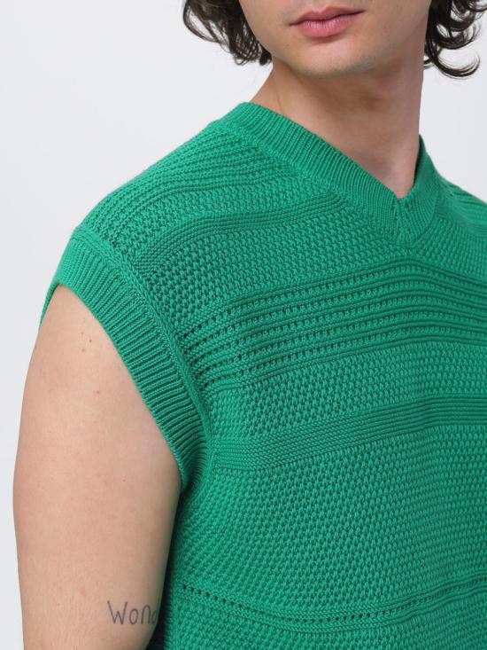 26SS 폴 스미스 니트 베스트 M1R789ZV03028 30 Green - PAUL SMITH