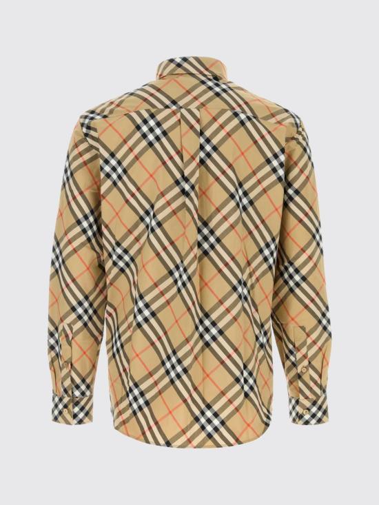 26SS 버버리 체크 코튼 셔츠 8106165 Sand - BURBERRY