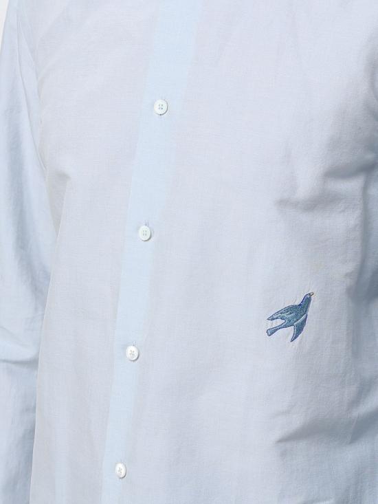 26SS 폴 스미스 긴팔 셔츠 M1R901UEV03007 40 Gnawed Blue - PAUL SMITH