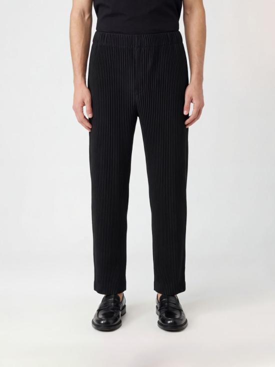 26SS 옴므 플리세 이세이 미야케 스트레이트 팬츠 HP58JF104 15 Black