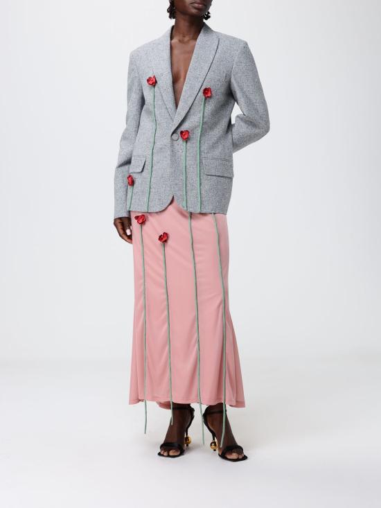 26SS 모스키노 롱 스커트 01200446 1187 Pink - MOSCHINO