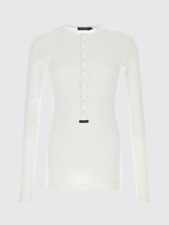 26SS 돌체앤가바나 스웨터 G8PG8TG7P3J W0800 White - DOLCE & GABBANA