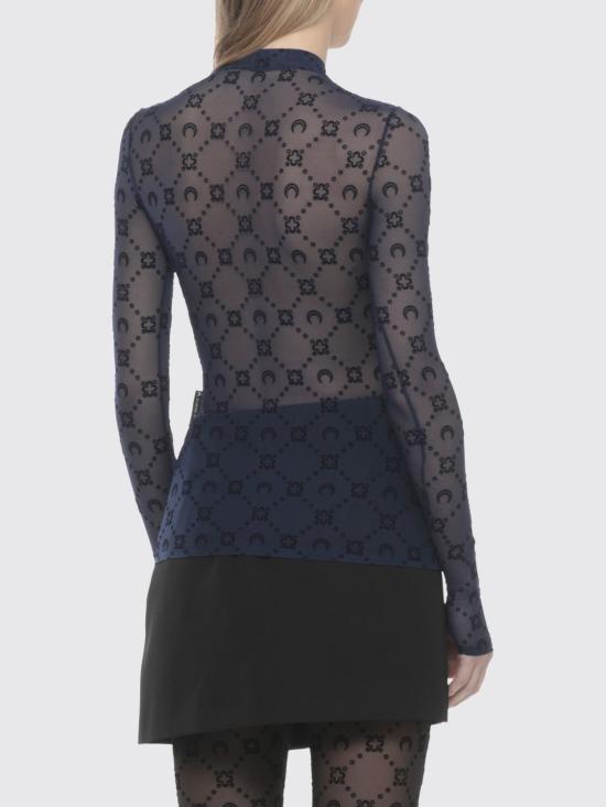 26SS 마린세르 긴팔 티셔츠 WTO388ACJER0005 BL90 Blue - MARINE SERRE