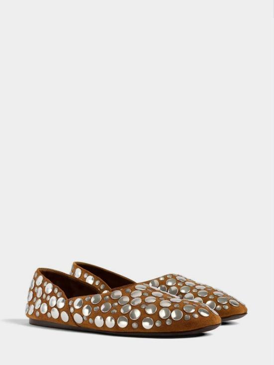 26SS 케이트 플랫 슈즈 F4059970 902 Brown - KHAITE