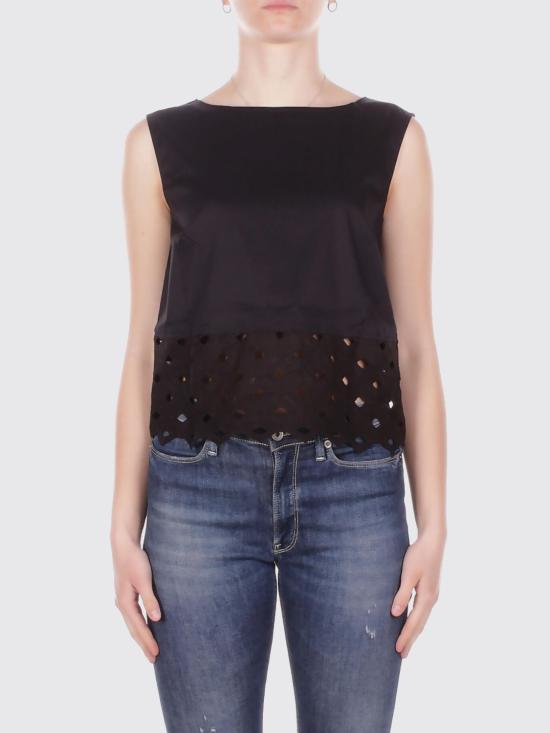 26SS 막스마라 민소매 티셔츠 2616161039600 002 Black