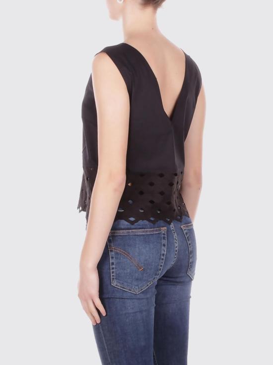 26SS 막스마라 민소매 티셔츠 2616161039600 002 Black - MAX MARA