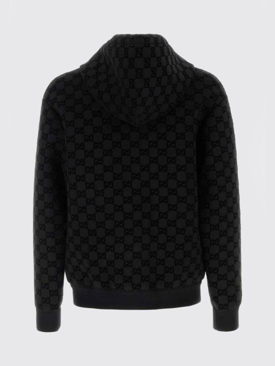 26SS 구찌 프린트 저지 지퍼 스웨트셔츠 819275XJG2I 1000 Black - GUCCI