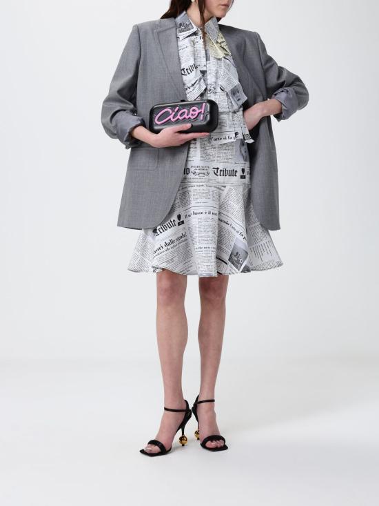 26SS 모스키노 수트 자켓 05100522 0497 Grey - MOSCHINO