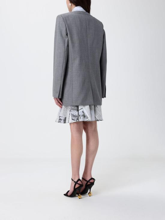 26SS 모스키노 수트 자켓 05100522 0497 Grey - MOSCHINO