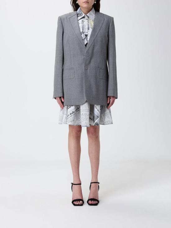 26SS 모스키노 수트 자켓 05100522 0497 Grey