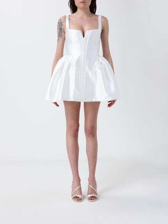 26SS 셀프 포트레이트 숏 원피스 SS26269SW White