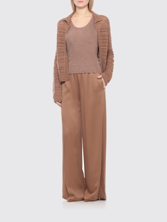 26SS 파비아나 필리피 민소매 티셔츠 MAD266F066D962 1268 Brown - FABIANA FILIPPI