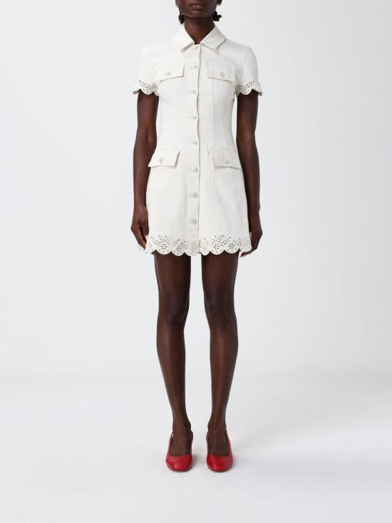 26SS 셀프 포트레이트 숏 원피스 SS26824SC CREAM White