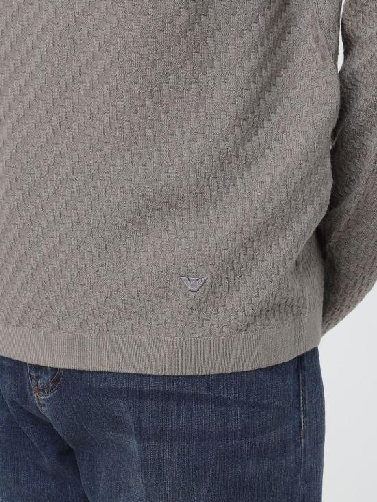 26SS 엠포리오 아르마니 스웨터 EM004602AF2355F F1040 Beige - EMPORIO ARMANI