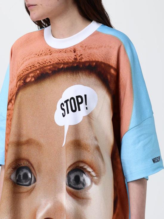 26SS 모스키노 미디 원피스 04130442 1001 Multicolor - MOSCHINO