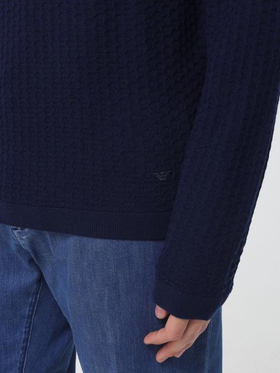 26SS 엠포리오 아르마니 스웨터 EM004602AF2355F FB075 Blue - EMPORIO ARMANI