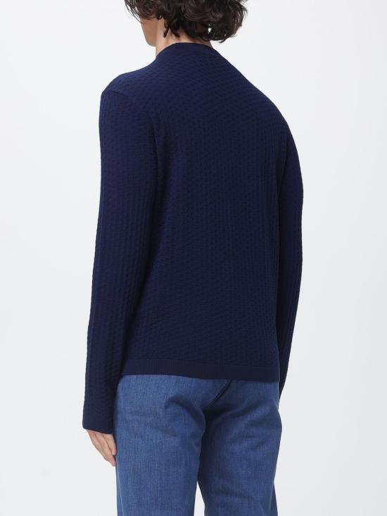 26SS 엠포리오 아르마니 스웨터 EM004602AF2355F FB075 Blue - EMPORIO ARMANI