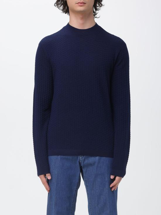 26SS 엠포리오 아르마니 스웨터 EM004602AF2355F FB075 Blue