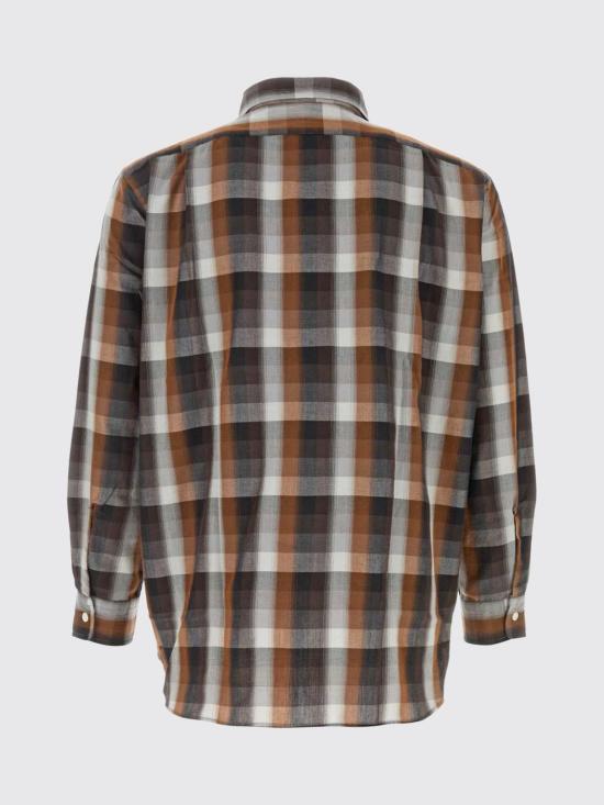 26SS 나나미카 긴팔 셔츠 S26SG059E BR Brown - NANAMICA