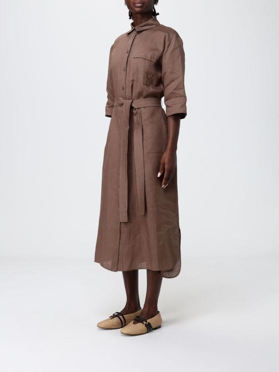 26SS 막스마라 롱 원피스 2616221068600 008 Brown - MAX MARA
