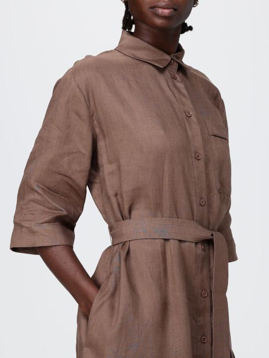 26SS 막스마라 롱 원피스 2616221068600 008 Brown - MAX MARA