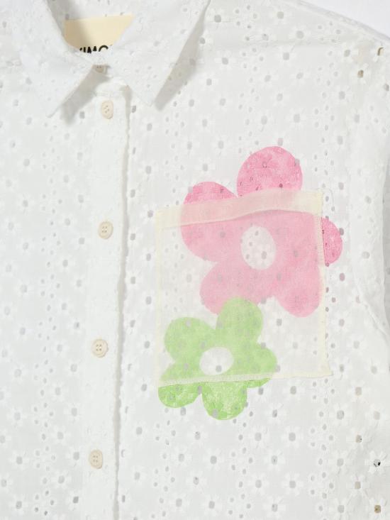 26SS [키즈] 시모네타 셔츠 SY5A81U0269 100 White - SIMONETTA