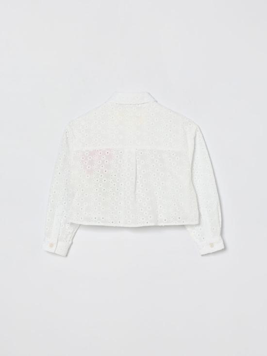 26SS [키즈] 시모네타 셔츠 SY5A81U0269 100 White - SIMONETTA