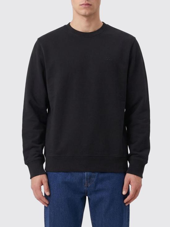 26SS 보스 긴팔 티셔츠 50546387 001 Black