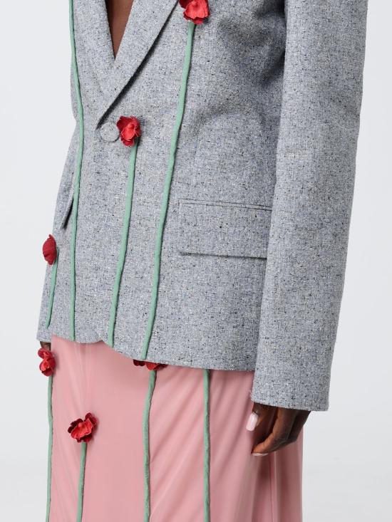 26SS 모스키노 수트 자켓 05120414 1485 Grey - MOSCHINO