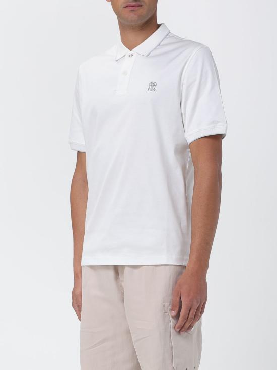 26SS 브루넬로 쿠치넬리 폴로 티셔츠 M0B139779G CC984 White 1 - BRUNELLO CUCINELLI