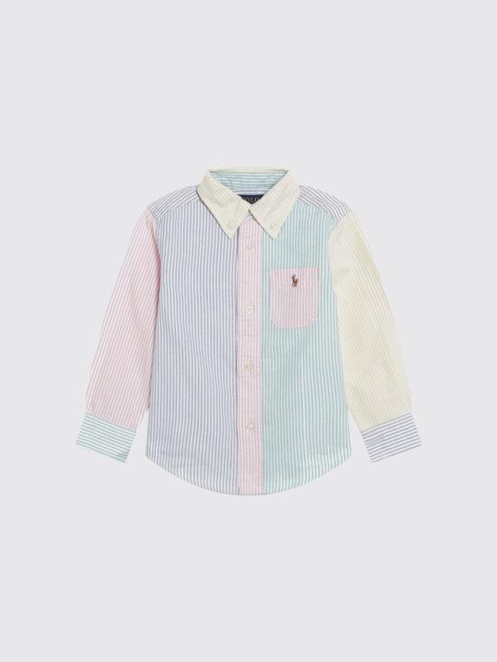 26SS [키즈] 폴로 랄프로렌 셔츠 323B13800 001 Striped