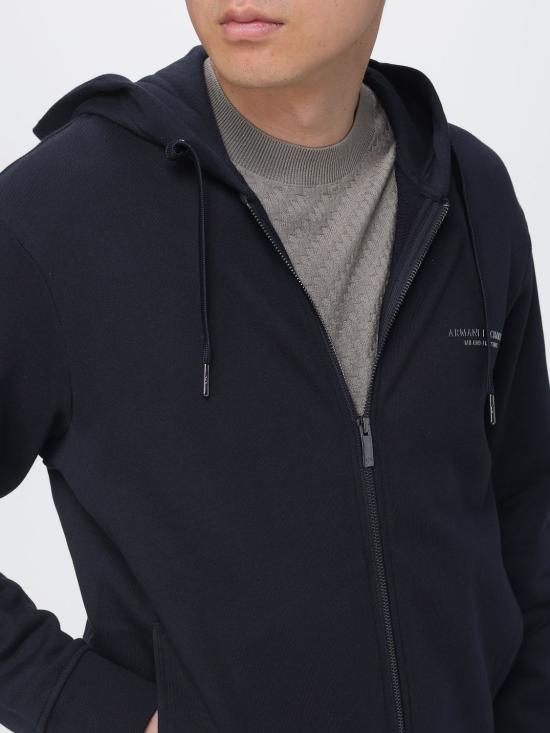 26SS 알마니 후드 티셔츠 XM001293AF20934 UB101 Navy - ARMANI