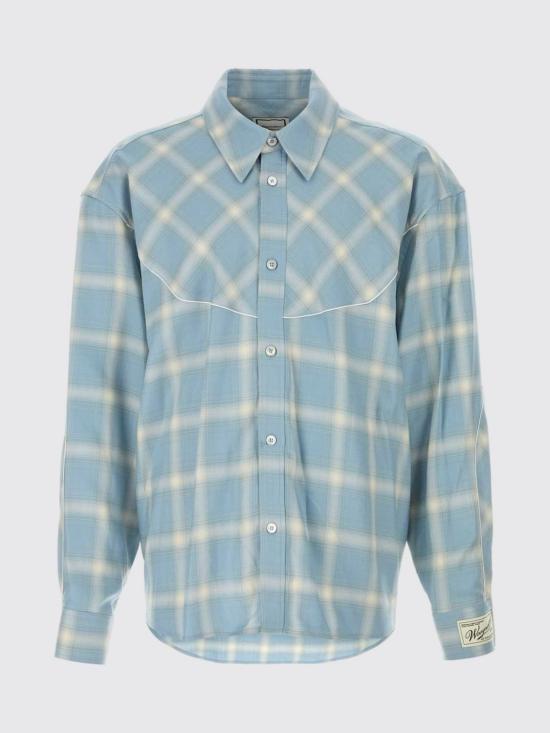 26SS 우영미 긴팔 셔츠 W261SH04 824L Blue - WOOYOUNGMI