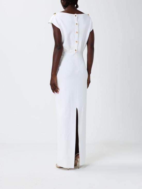 26SS 엘리자베타프랜치 롱 원피스 AM30B62E2 360 White - ELISABETTA FRANCHI