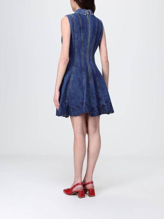 26SS 셀프 포트레이트 숏 원피스 SS26820SBL Blue - SELF PORTRAIT