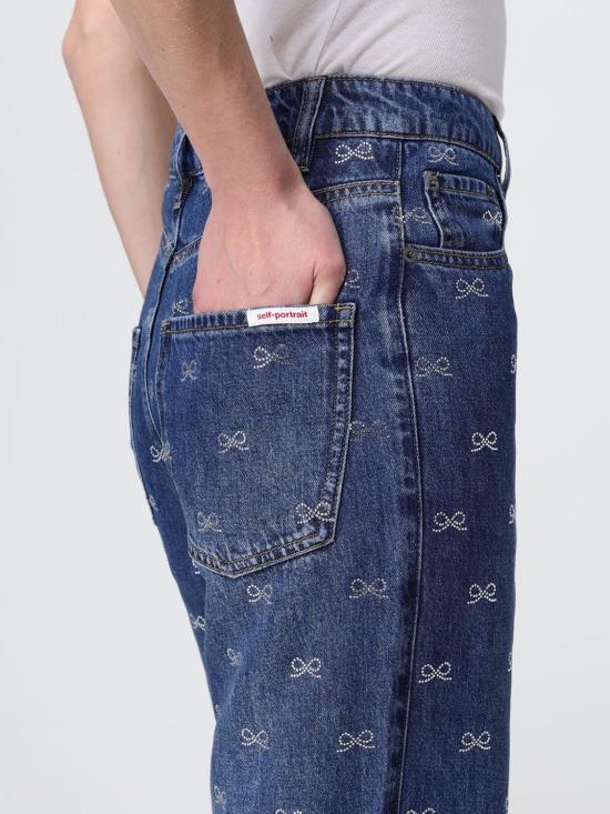 26SS 셀프 포트레이트 데님 팬츠 SS26825PBL Blue - SELF PORTRAIT