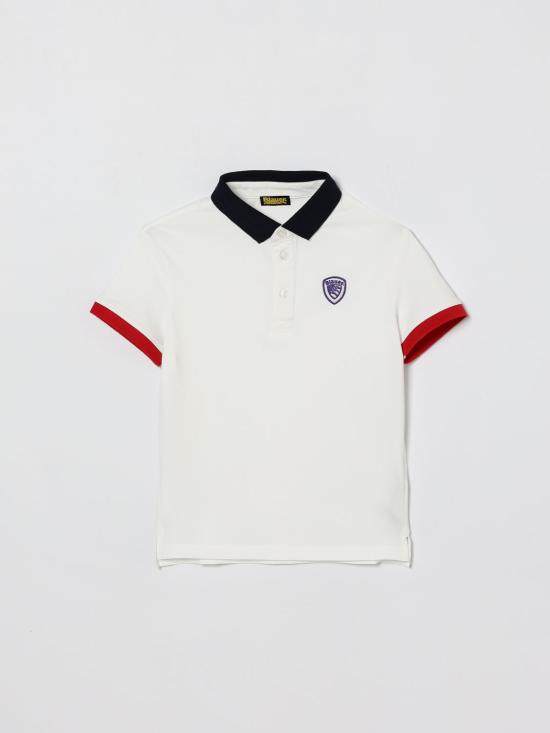 26SS [키즈] 블라우어 폴로 셔츠 BLKT02431007440 100 White