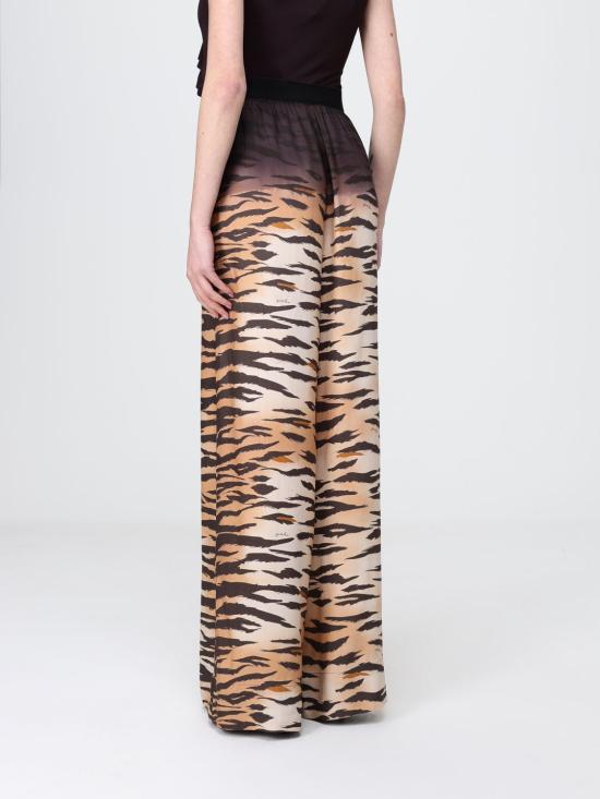 26SS 핑코 팔라초 팬츠 106550A37R ZC8 Brown - PINKO