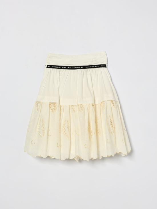 26SS [키즈] 필로소피 스커트 I1G7027947 0102 White - PHILOSOPHY