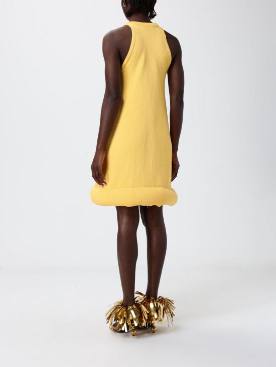 26SS 모스키노 미디 원피스 04900406 3028 Yellow - MOSCHINO