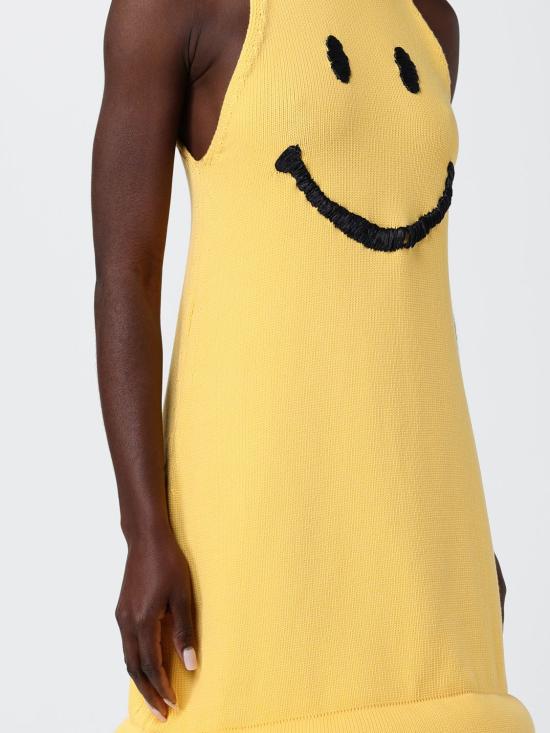 26SS 모스키노 미디 원피스 04900406 3028 Yellow - MOSCHINO