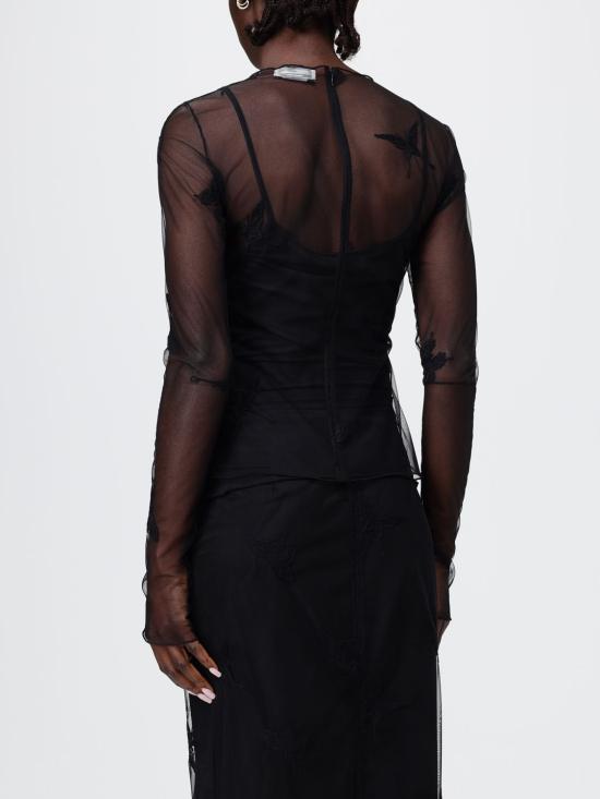 26SS 블루마린 블라우스 P644C262A F0990 Black - BLUMARINE