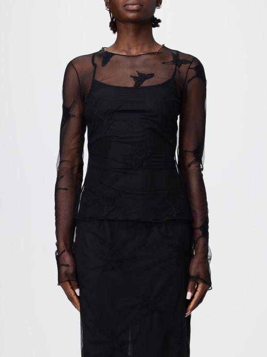 26SS 블루마린 블라우스 P644C262A F0990 Black