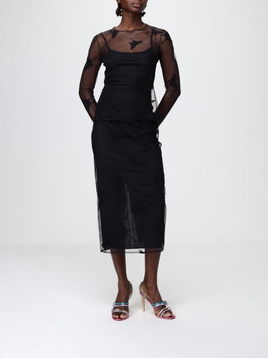 26SS 블루마린 블라우스 P644C262A F0990 Black - BLUMARINE