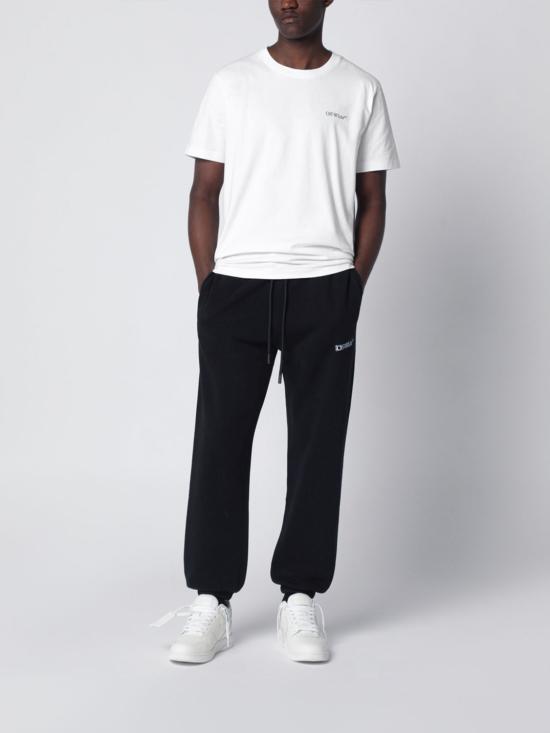26SS 오프화이트 트레이닝/조거 팬츠 OMCH057S26FLE003 0001 Black - OFF WHITE