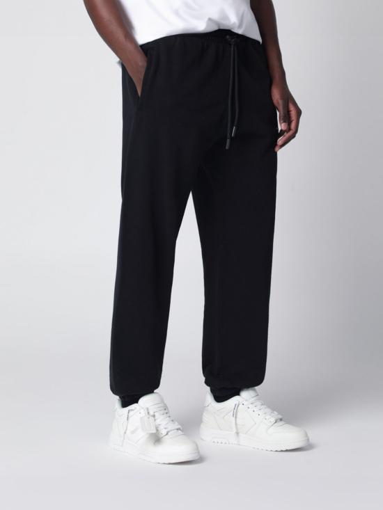26SS 오프화이트 트레이닝/조거 팬츠 OMCH057S26FLE003 0001 Black - OFF WHITE