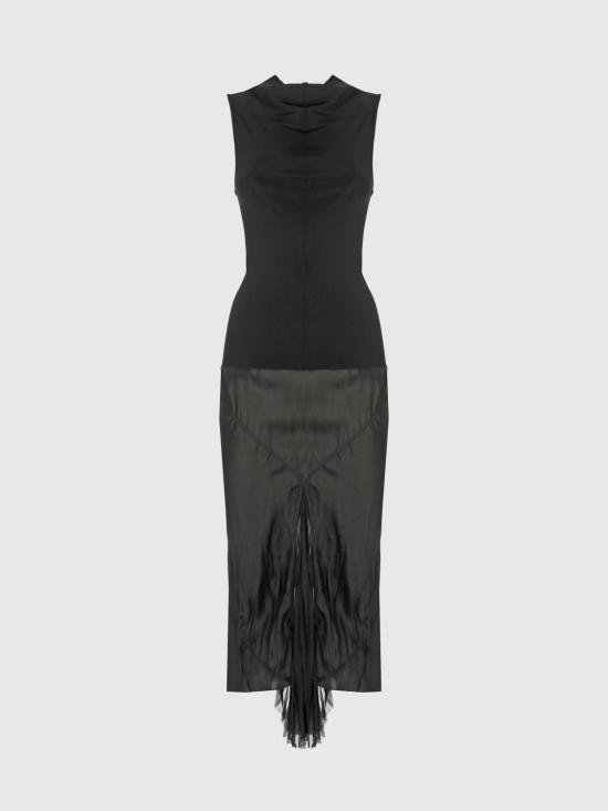 26SS 릭 오웬스 롱 원피스 RP01F6558JSVKS 09 Black - RICK OWENS