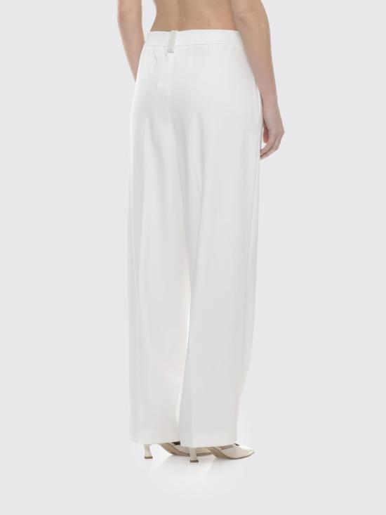 26SS 파비아나 필리피 스트레이트 팬츠 PAD266F336L747 0142 White - FABIANA FILIPPI